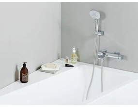 Ravak X07P233 - Doccetta a mano con pulsante FLAT, cromo lucido