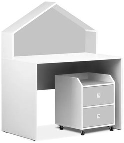 Contenitore per bambini MIRUM 54,2x42,4 cm bianco/grigio