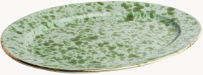 Piatto da portata ovale in ceramica fatto a mano Pois