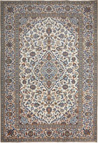 Kashan Tappeto persiano 240x350 Beige (Iran) Annodato A Mano