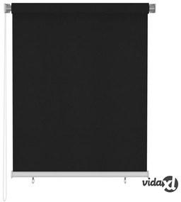 vidaXL Tenda a Rullo per Esterni 120x140 cm Nera