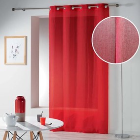 Tenda sottile rossa 140x280 cm Telma – douceur d'intérieur