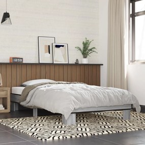 Giroletto Grigio Sonoma 75x190cm İn Legno Multistrato E Metallo /