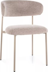 Sedia Elton Brego beige / cashmere – 56x46x80 cm