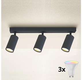 Brilagi - Faretto a LED dimmerabile SELE 3xGU10/6,5W/230V antracite