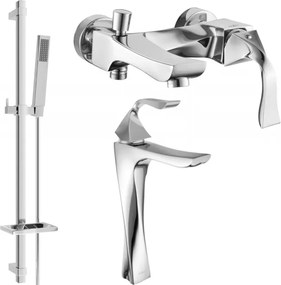 Mexen Estrella DQ02 set da bagno, cromato - 72313DQ02-00