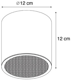 Faretto di design nero - Impact Honey