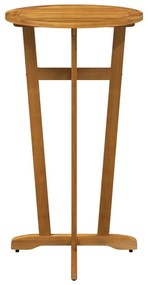 Tavolo da bar da giardino Ø60x105 cm legno massello di acacia