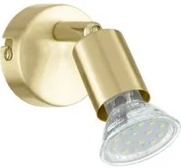 Spot Moderno Buzz Led In Acciaio Ottone 1 Luce Gu10 2,8W Ip20