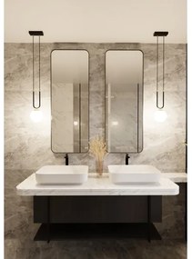 Lampadario a sospensione con filo GLAM 1xE14/10W/230V nero