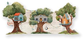 Appendiabiti verde per bambini Tree House - Little Nice Things