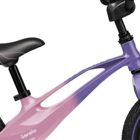 Lionelo - Bici a spinta BART AIR viola/rosa