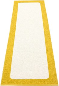 Passatoia da interno/esterno color senape/color crema 70x240 cm Ilda Mustard – Pappelina