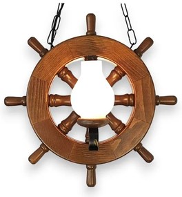 Brilagi - Lampadario a sospensione con catena TIMONA 2xE14/40W/230V faggio/noce