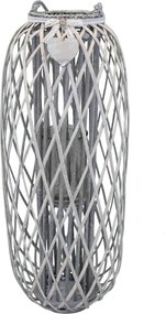 GENEVIEVE - lanterna in vimini tondo 21 x 106 cm