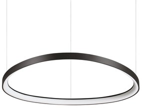 Lampadario A Sospensione Contemporaneo Gemini Metallo Nero Led 55W 3000K Ip20