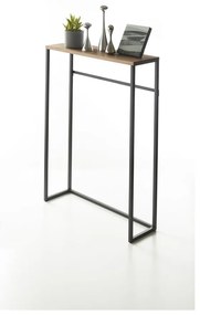 Tavolo consolle nero 18,5x60 cm Tower - YAMAZAKI
