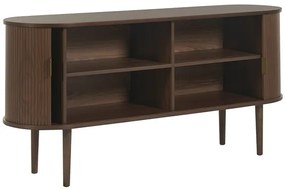 Credenza vintage in legno scuro 2 ante scorrevoli L160 cm EPIC