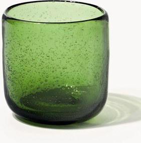 Set di 4 bicchieri in vetro soffiato con bolle d'aria Hippolyte