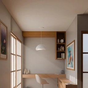 Brilagi - Lampada a sospensione con cavo WABI SABI 1xE27/40W/230V bianca