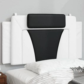 Cuscino Testiera Nero E Bianco 100 Cm İn Similpelle /