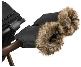 Lionelo - Manicotti per passeggino HANDMUFF Nero