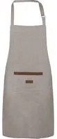 Grembiule cucina 85x60 cm beige in cotone