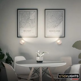 Briloner 3896011 - Applique da parete LED TARI dimmerabile ricaricabile LED/1,6W/5V 1500 mAh beige