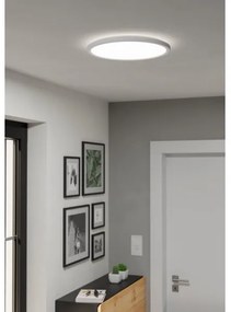 Eglo 901447 -Plafoniera LED da esterno ROVITO 18,5W/230V diametro 38,9cm IP44 bianco