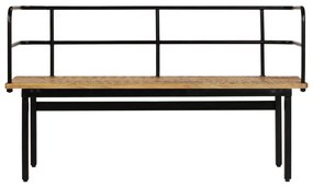 Panca 120x40x70 cm in legno massello di mango