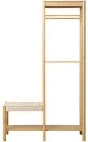 Mobile Ingresso Ember, Marrone, Bamboo, 36x95x165 cm, EPIKASA