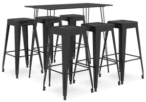 Set Da Bar 7 Pz Nero /