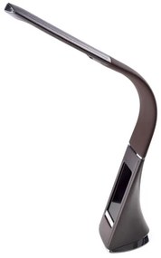 LED Lampada da tavolo con display  LED/6W/230V marrone