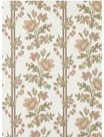 Sanderson Carta da parati Apothecary Rose - Parchment & Olivine