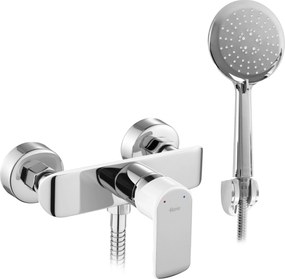 Rubinetto doccia REA BLOOM bianco cromo