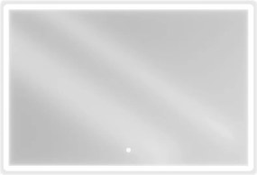 Mexen Navia specchio da bagno retroilluminato 120 x 80 cm, LED 6000K, antiappannamento - 9803-120-080-611-00