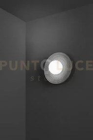 Huevo applique in cemento e metallo grigio cemento  luce attacco e2...