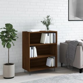 Libreria Rovere Marrone 69,5x32,5x90 Cm İn Legno Multistrato /