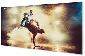 Quadro acrilico Uomo Fumo Dancing 100x50 cm