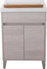 Lavatoio per bucato Laundry in ceramica marrone L 60 x P 50 x Sp 60 cm da interno