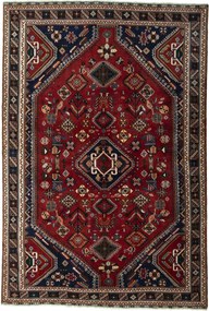 Shiraz Tappeto persiano 230x160 Rosso (Iran) Annodato A Mano