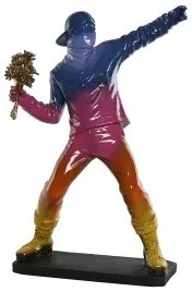 Statua Decorativa Home ESPRIT Multicolore 25 x 16 x 40 cm