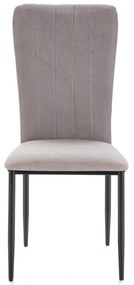 Set di sedie da pranzo grigio chiaro 4 pz Holly - Marckeric