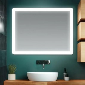 Specchio retroilluminato 70x100 con luce LED naturale reversibile