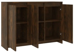 Credenza rovere fumo 102x33x75 cm in truciolato