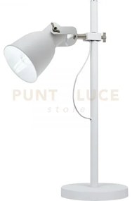 Lume legend bianco e nickel 1 luce attacco e27 38x61cm