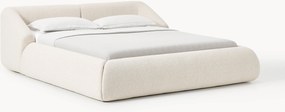 Letto imbottito in bouclé Sofia