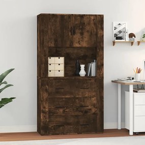 Credenza Rovere Fumo İn Legno Multistrato /