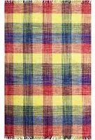 Tappeto moderno sacramento, stile kilim, 100% cotone, multicoloree, 150x90cm