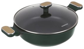 Tegame antiaderente 28 cm verde con coperchio